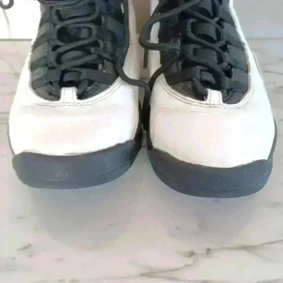 Nike Air Jordan 10 White Ans Green Retro Seattle Shoe 5.5Y 7W - Picture 10 of 16